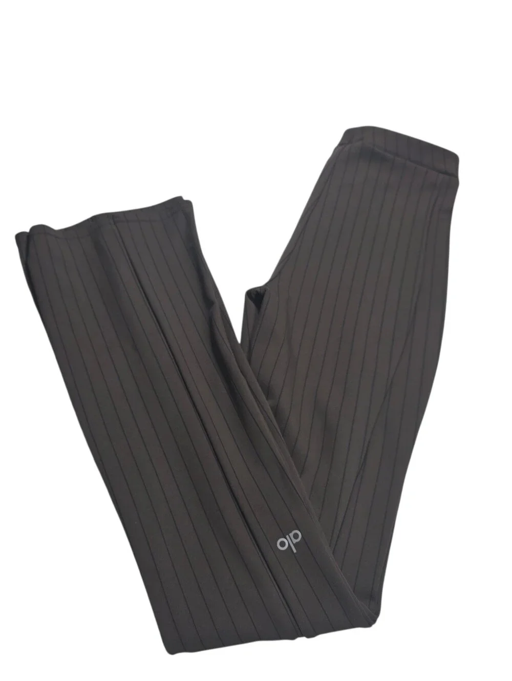 ALO YOGAHigh-Waist Pinstripe Zip It Flare Leggings